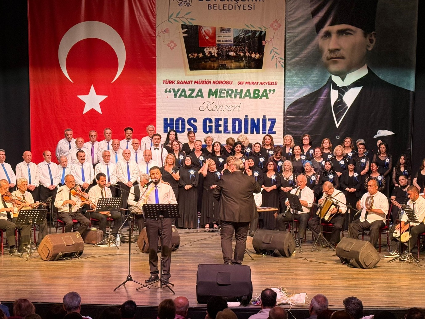 BAŞKAN ÇERÇİOĞLU SEVİLEN ŞARKILARI AYDINLILAR İLE BULUŞTURDU   