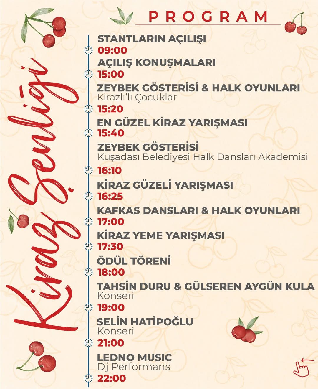 Kiraz Şenliği Coşkusu Kirazlı Mahallesi'nde Başlıyor!