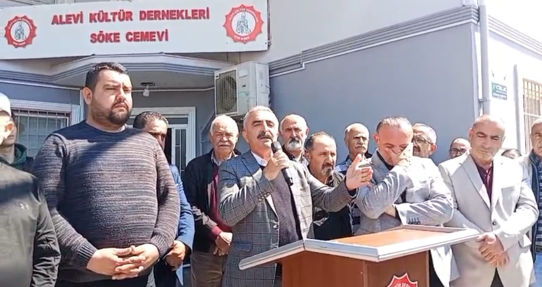 Söke’de Alevi Kültür Derneği’nden Yoğun Katılımlı Basın Açıklaması
