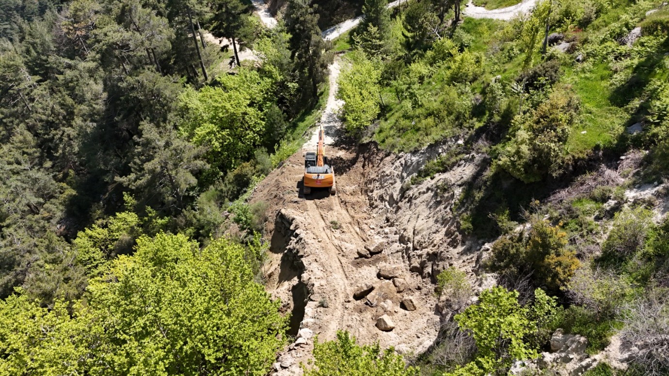 Madran Yayla Yolunda Çalışmalar Tamamlandı