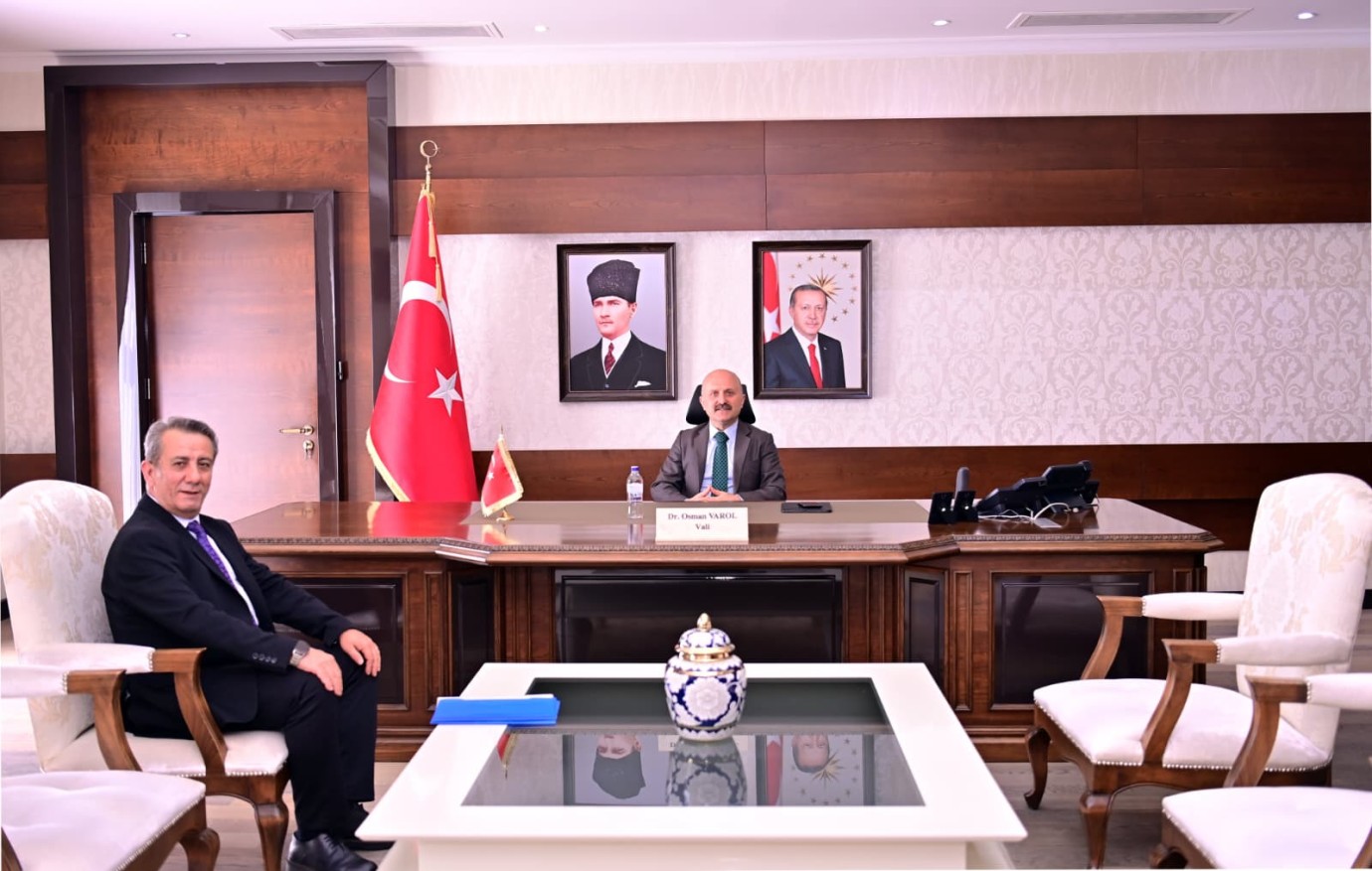 BAŞKAN ANIL YETİŞKİN’DEN VALİ OSMAN VAROL’A NEZAKET ZİYARETİ