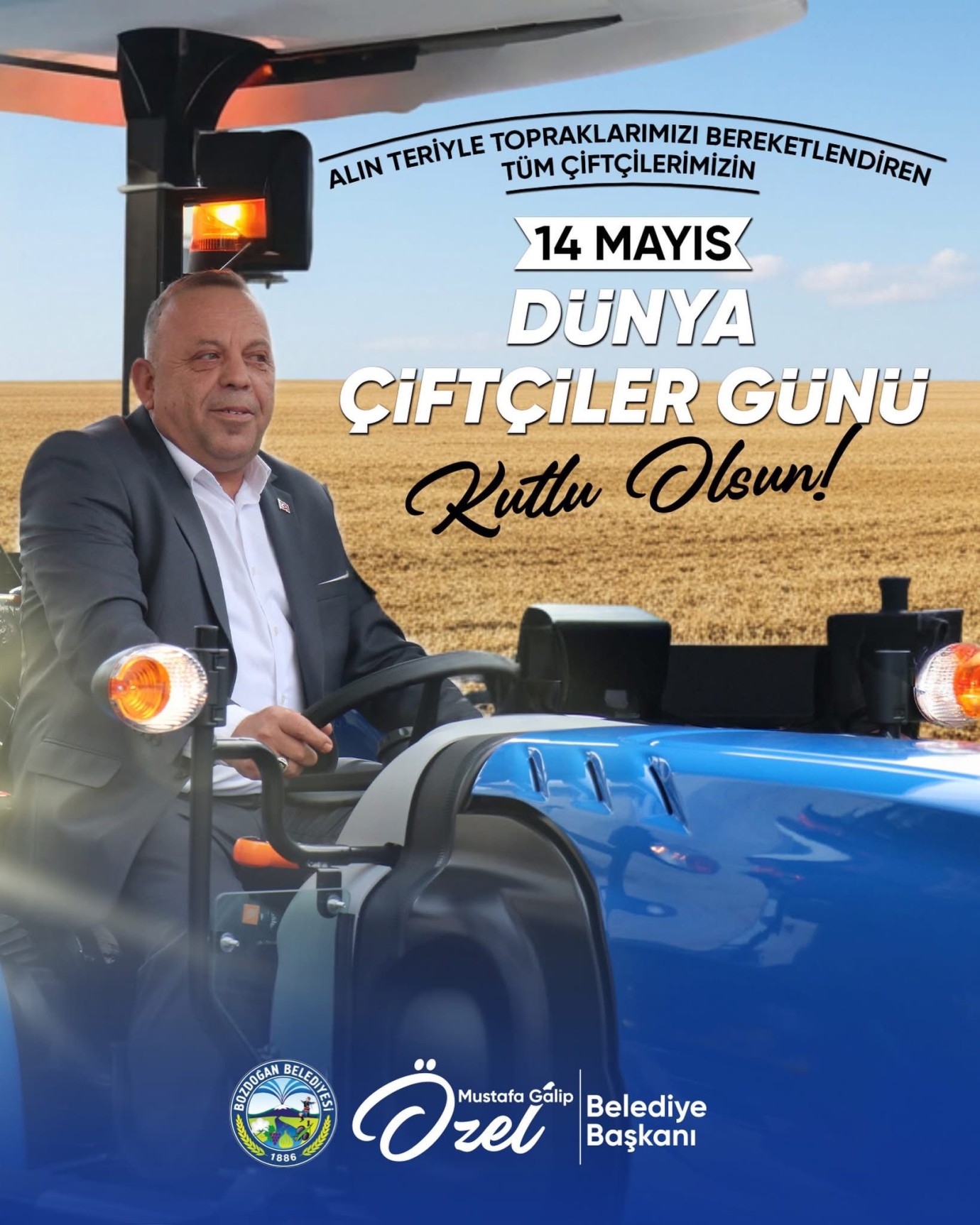 Bozdoğan Belediye Başkanı Mustafa Galip Özel’den Dünya Çiftçiler Günü Mesajı