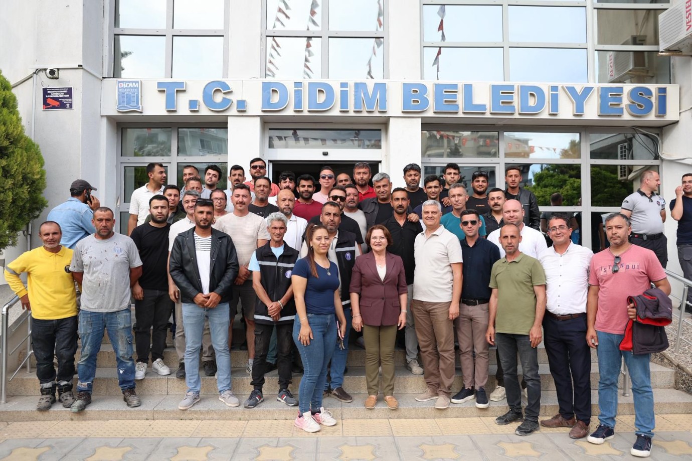 DİDİM BELEDİYESİ’NDE BAYRAMLAŞMA PROGRAMI GERÇEKLEŞTİRİLDİ
