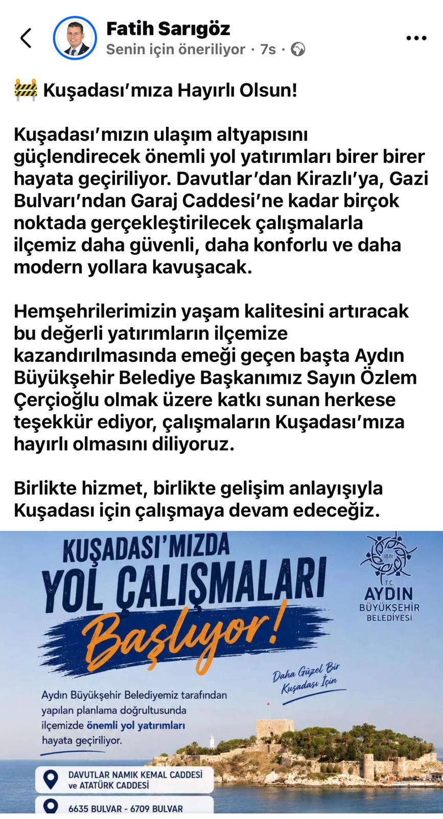 AK Parti İlçe Başkanının Paylaşımı Tepki Çekti