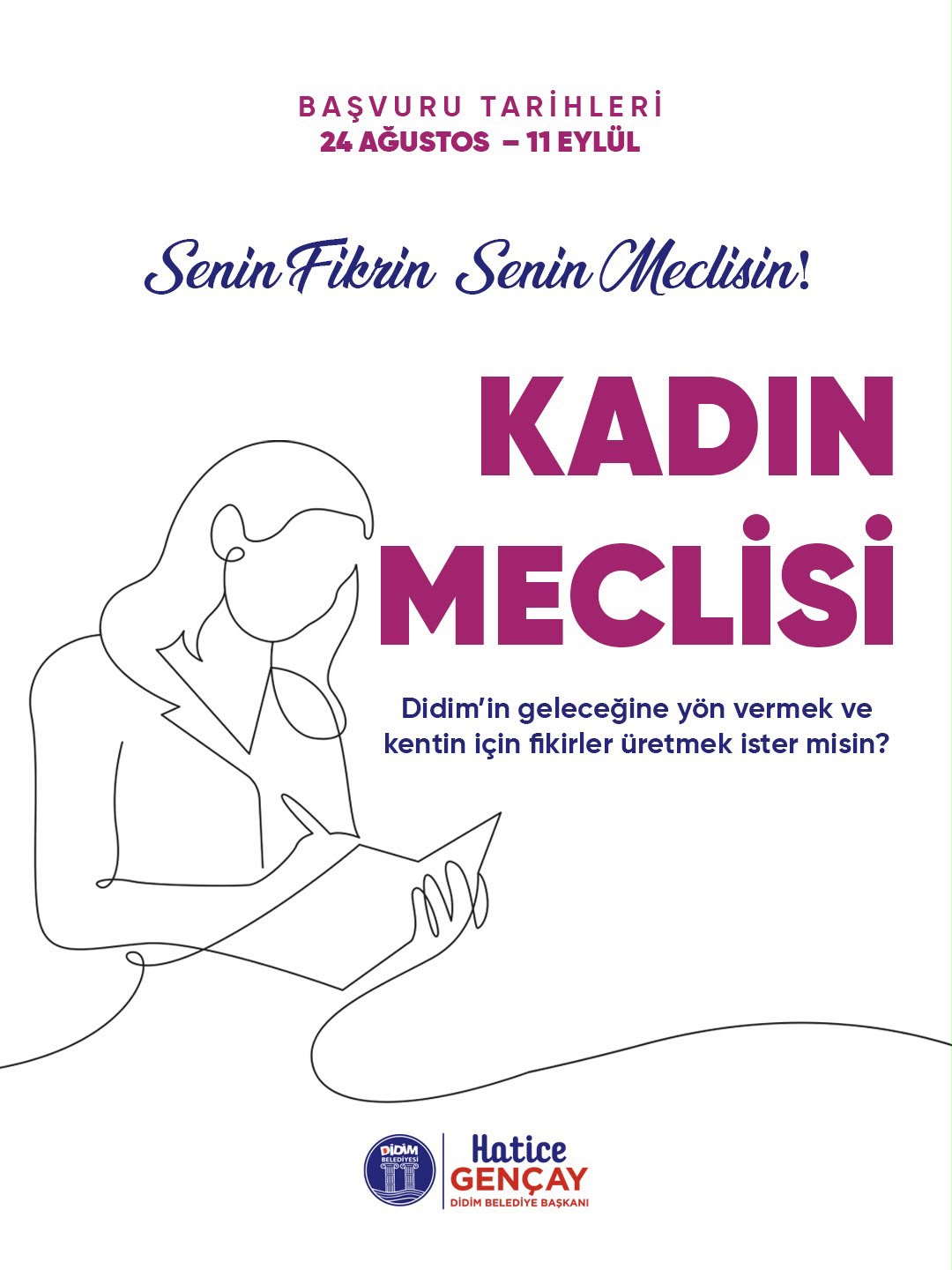 DİDİM BELEDİYESİ KADIN MECLİSİ’NDE YENİ DÖNEM BAŞLIYOR