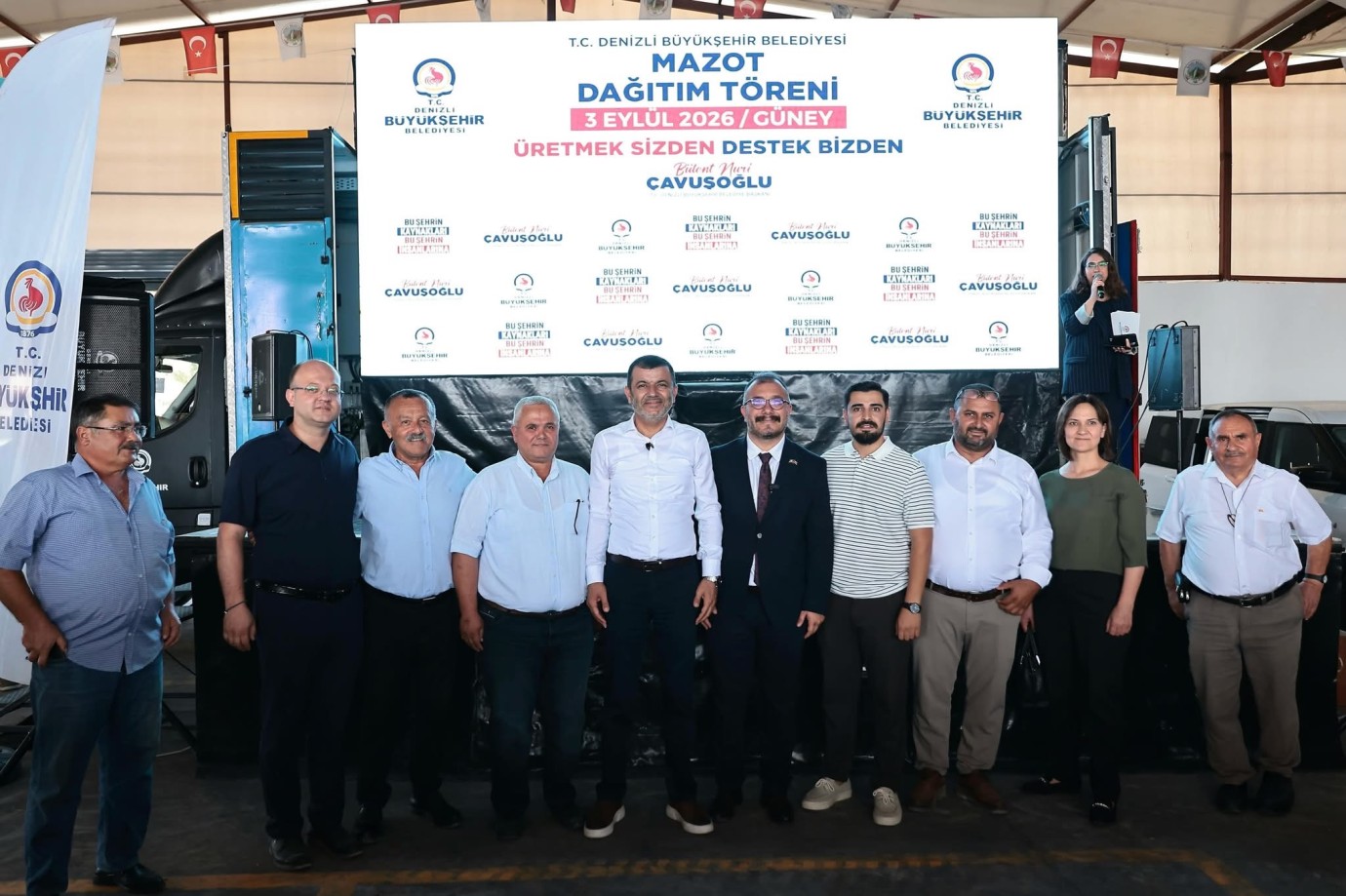 Denizli’de Üreticiye Mazot Desteği