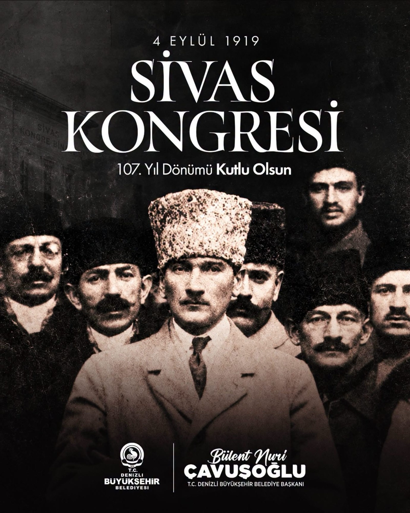 Sivas Kongresi’nin 107. Yıl Dönümü Kutlu Olsun 