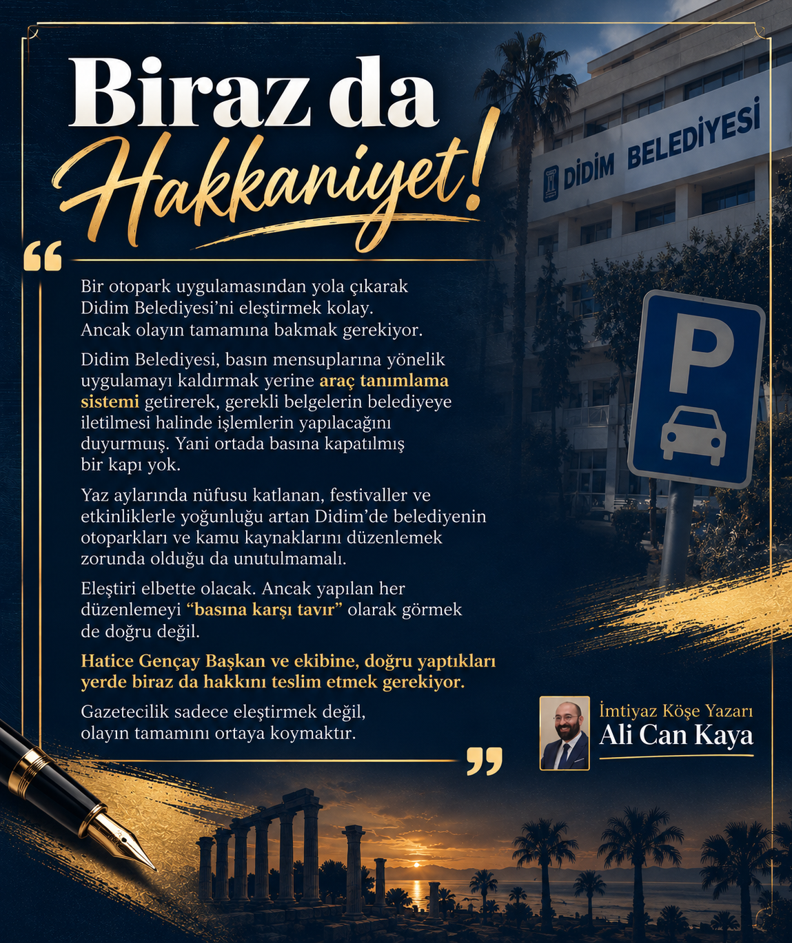 Biraz da Hakkaniyet!