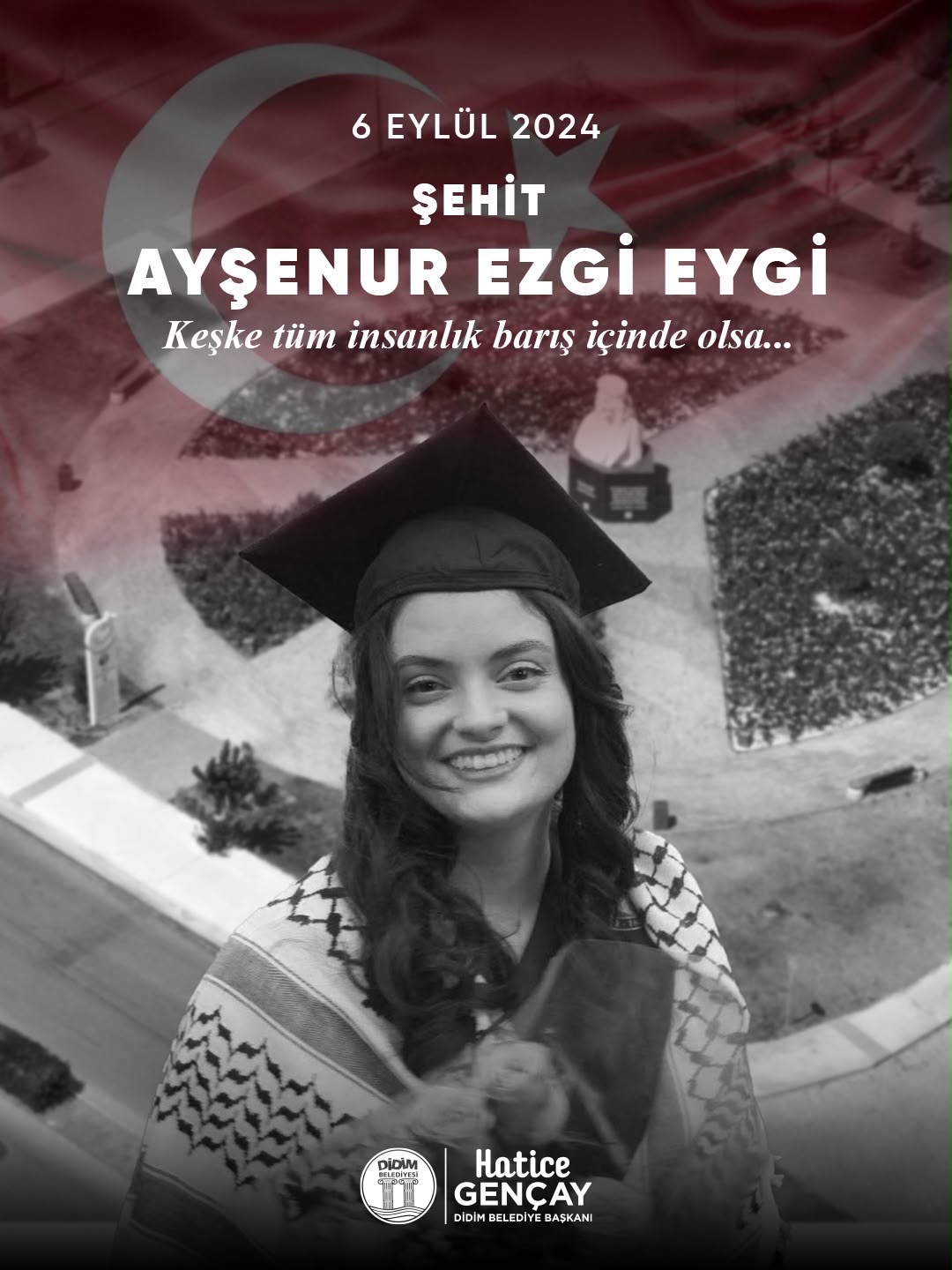 Başkan Hatice Gençay, Ayşenur Ezgi Eygi’yi Unutmadı