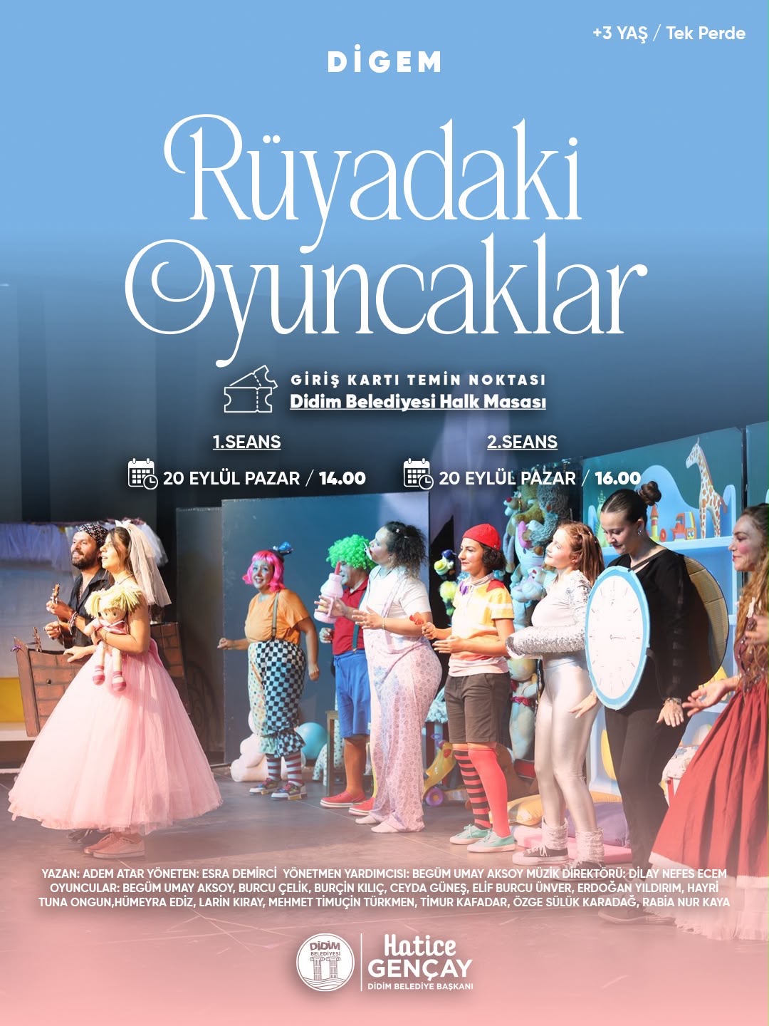  “Rüyadaki Oyuncaklar” Didim’de Çocuklarla Buluşuyor
