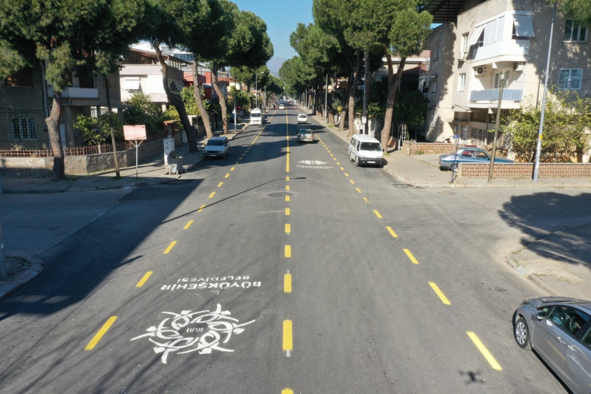 AYDIN BÜYÜKŞEHİR BELEDİYESİ NAZİLLİ 5 EYLÜL CADDESİ’NDE ÇALIŞMALARINI TAMAMLADI.
