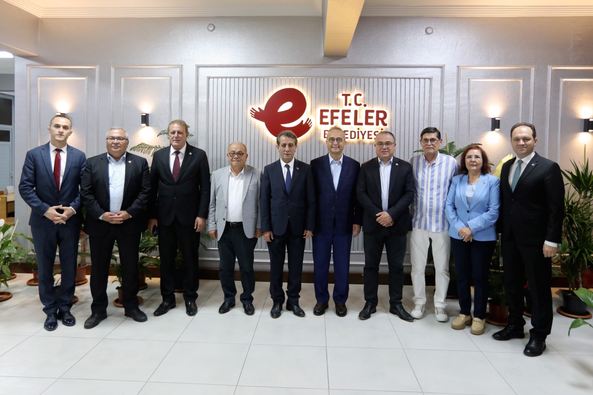 EFELER BELEDİYE BAŞKANI ANIL YETİŞKİN CHP AYDIN MİLLETVEKİLLERİNİ AĞIRLADI