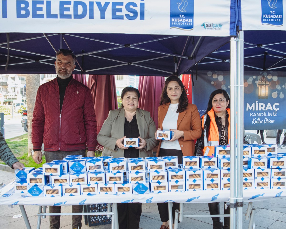 KUŞADASI BELEDİYESİ’NDEN MİRAÇ KANDİLİ HAYRI