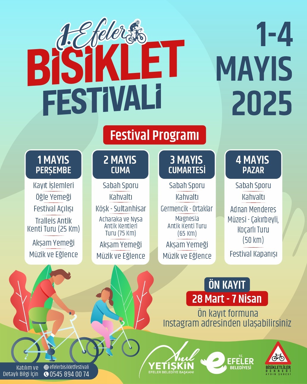 EFELER BİSİKLET FESTİVALİ’NE HAZIRLANIYOR