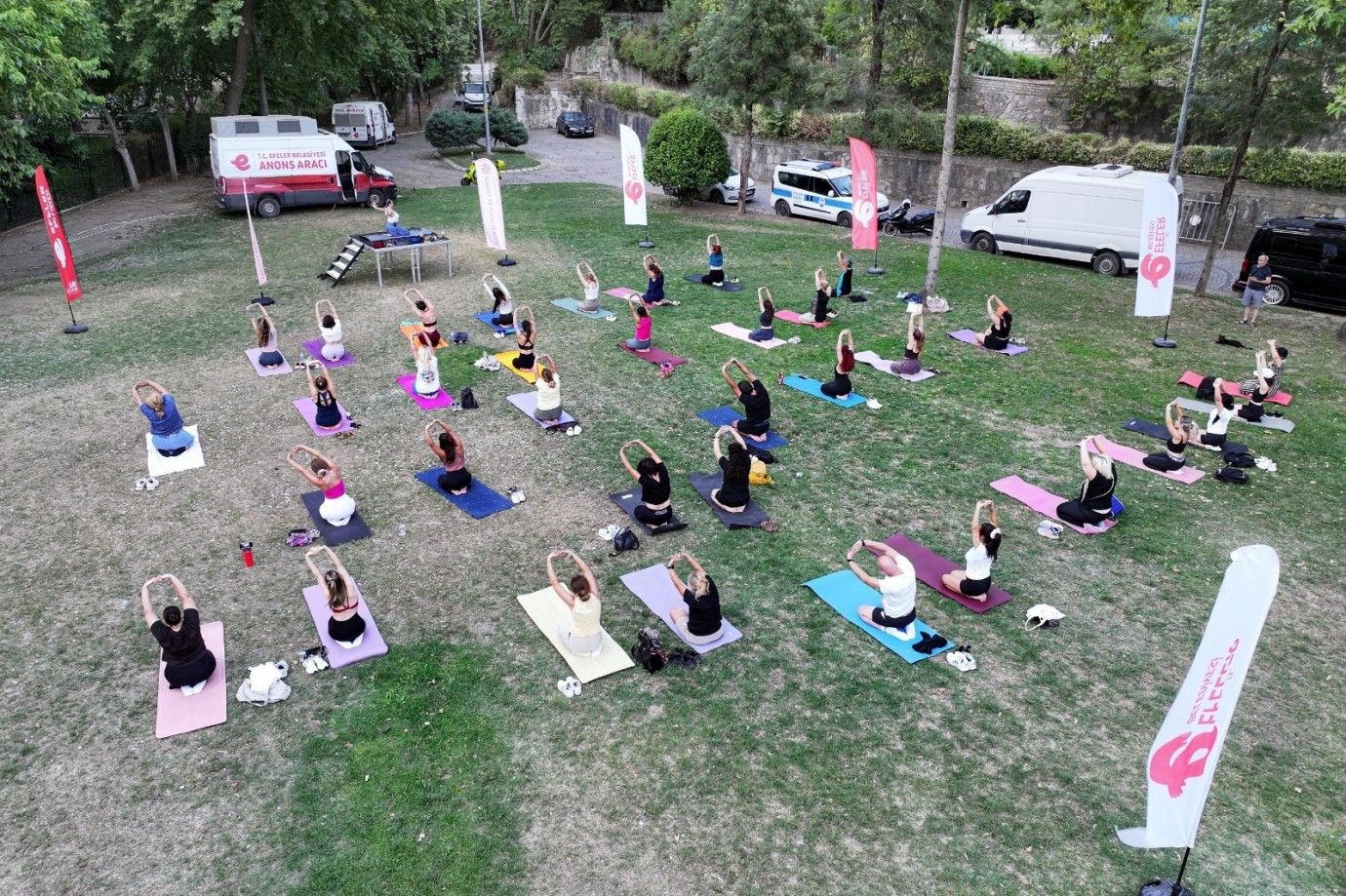EFELER’DEN PINARBAŞI’NDA YOGA VE PİLATES BULUŞMASI